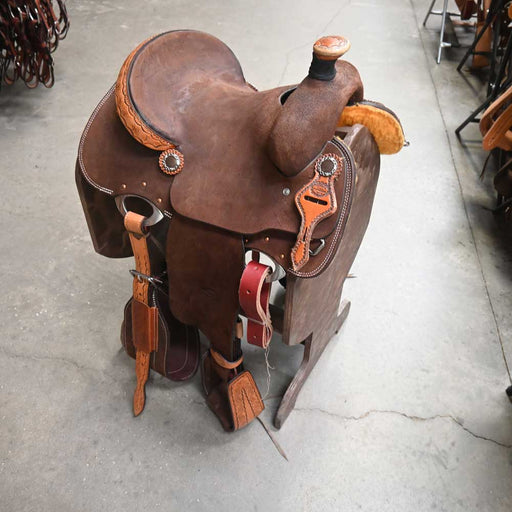 13.5" TESKEY'S CALF ROPING SADDLE Saddles - New Teskey's Saddlery