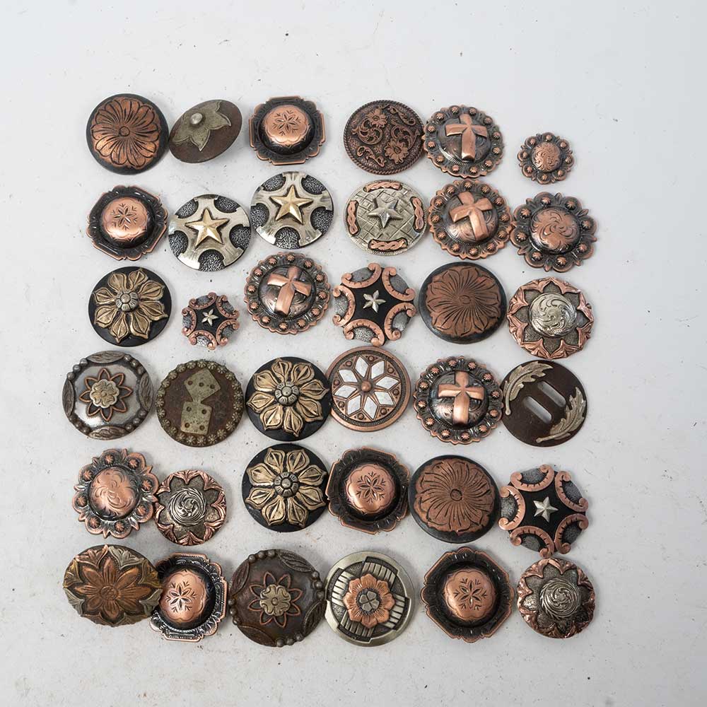 Used & New Assorted Conchos Set Of 36 Sale Barn Teskey's