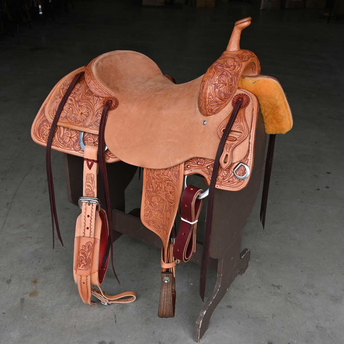 16.5" JEFF SMITH BEAU GALYEAN CUTTING SADDLE