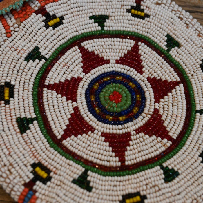 Antique Handmade Beaded Pouch