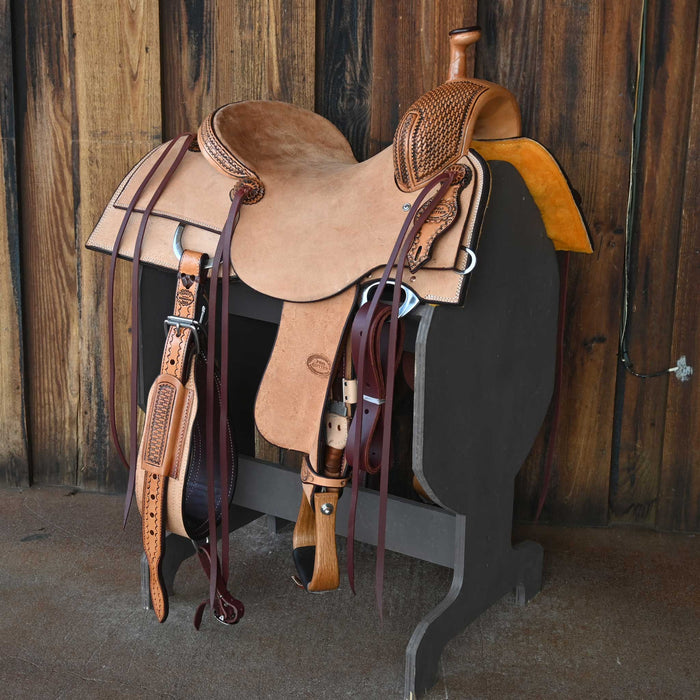 15.5" TESKEY'S PRO CUTTER RANCH CUTTER SADDLE