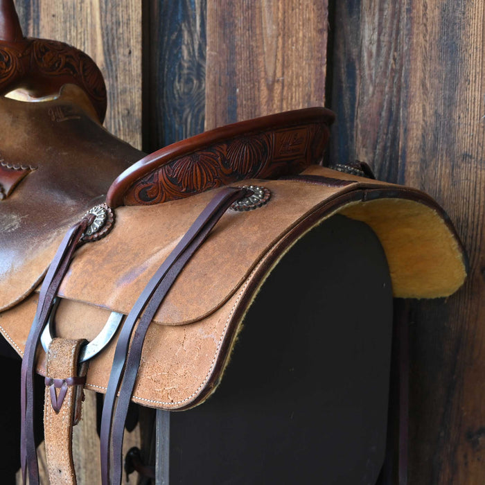 16" USED JEFF SMITH CUTTING SADDLE