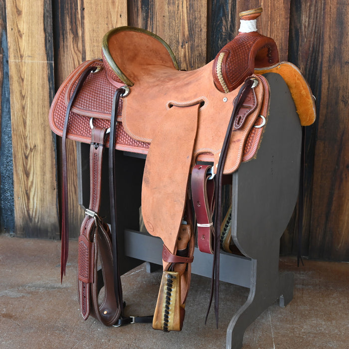 16.5" TESKEY'S RANCH ASSOCAITION SADDLE Saddles - New Teskey's Saddlery
