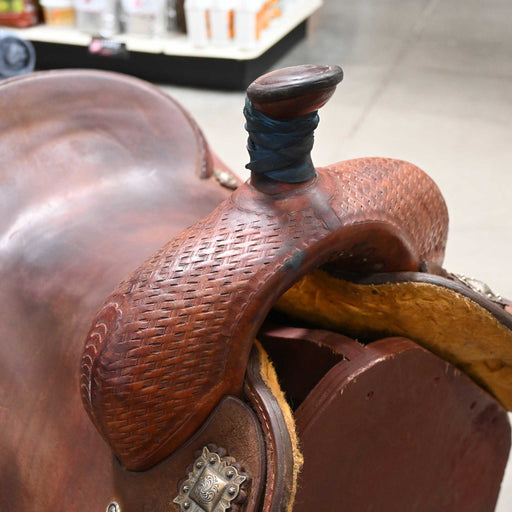15.5" USED SRS RANCH CUTTING SADDLE Saddles - Used SRS SADDLERY