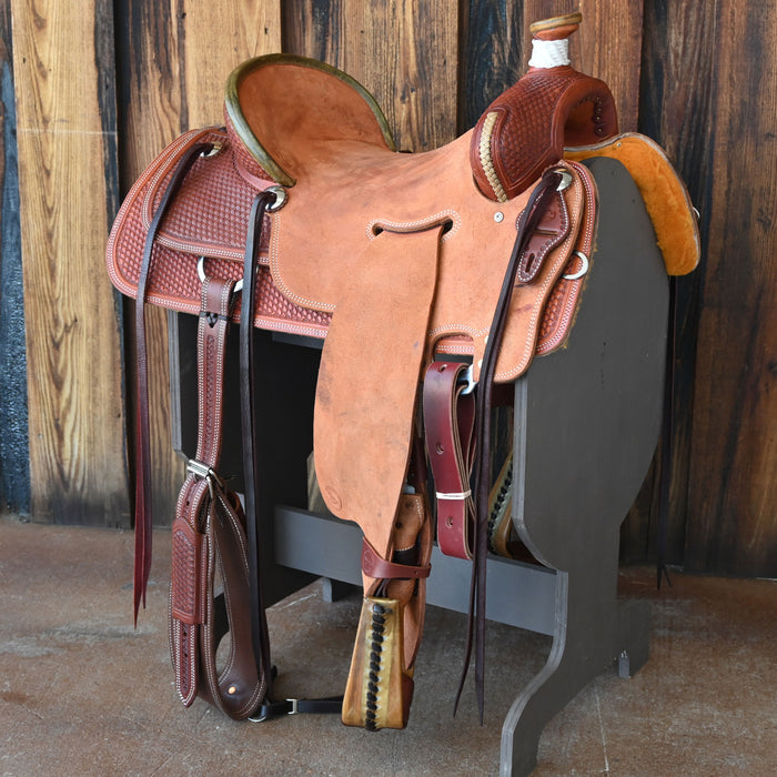 15" TESKEY'S RANCH ASSOCIATION SADDLE Saddles - New Teskey's Saddlery