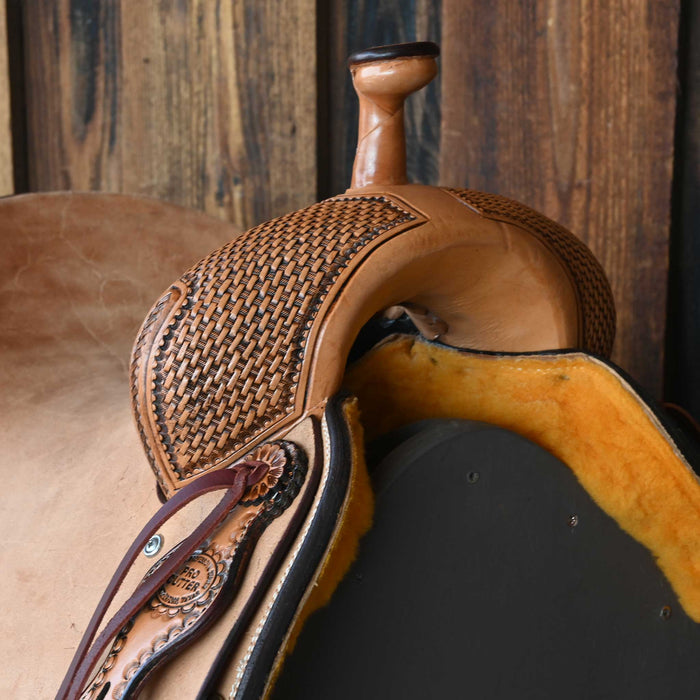 15.5" TESKEY'S PRO CUTTER RANCH CUTTER SADDLE