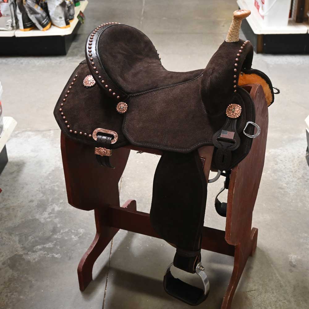 15" CIRCLE Y JOSEY MITCHELL LIGHTWEIGHT BARREL SADDLE