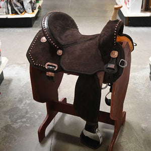 15" CIRCLE Y JOSEY MITCHELL LIGHTWEIGHT BARREL SADDLE