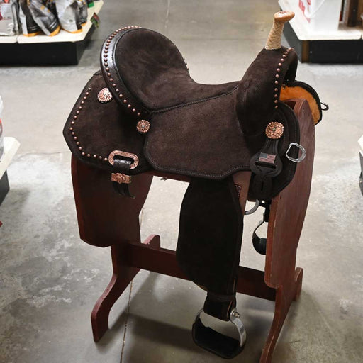 15" CIRCLE Y JOSEY MITCHELL LIGHTWEIGHT BARREL SADDLE Saddles - New Circle Y Saddlery