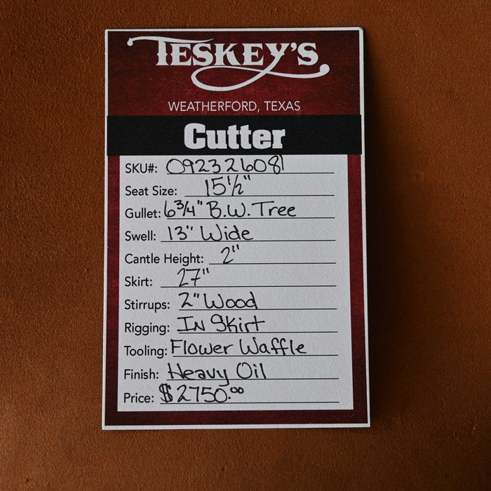 15.5" TESKEY'S PRO CUTTER SADDLE