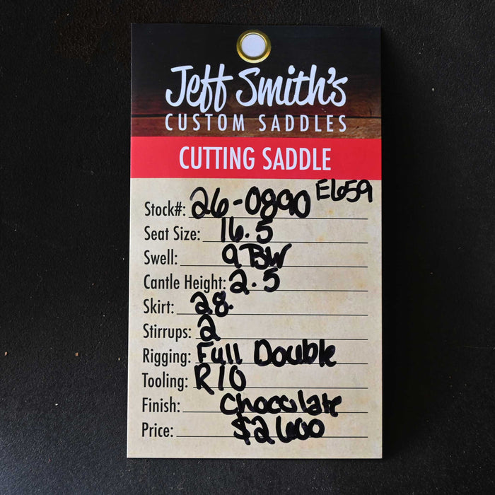 16.5" USED JEFF SMITH CUTTING SADDLE