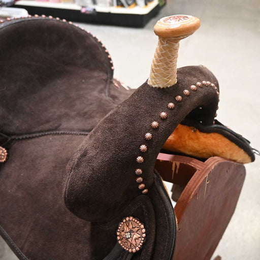 15" CIRCLE Y JOSEY MITCHELL LIGHTWEIGHT BARREL SADDLE Saddles - New Circle Y Saddlery