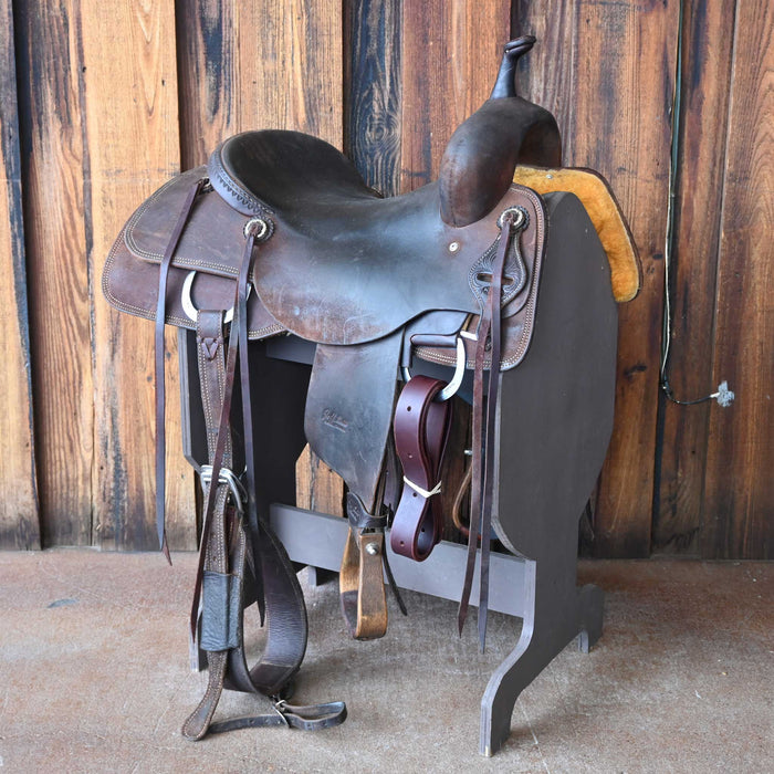 16.5" USED JEFF SMITH CUTTING SADDLE