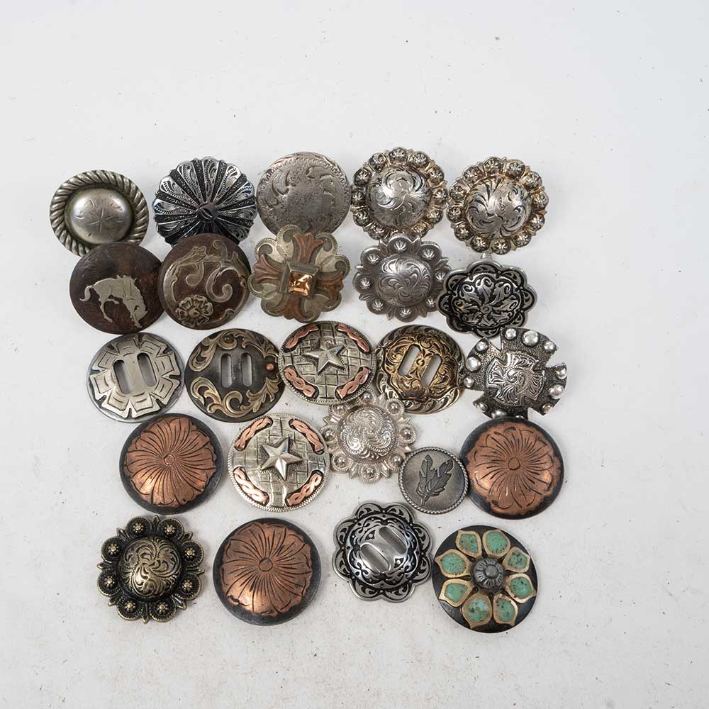 Used & New Assorted Conchos Set Of 24 Sale Barn Teskey's