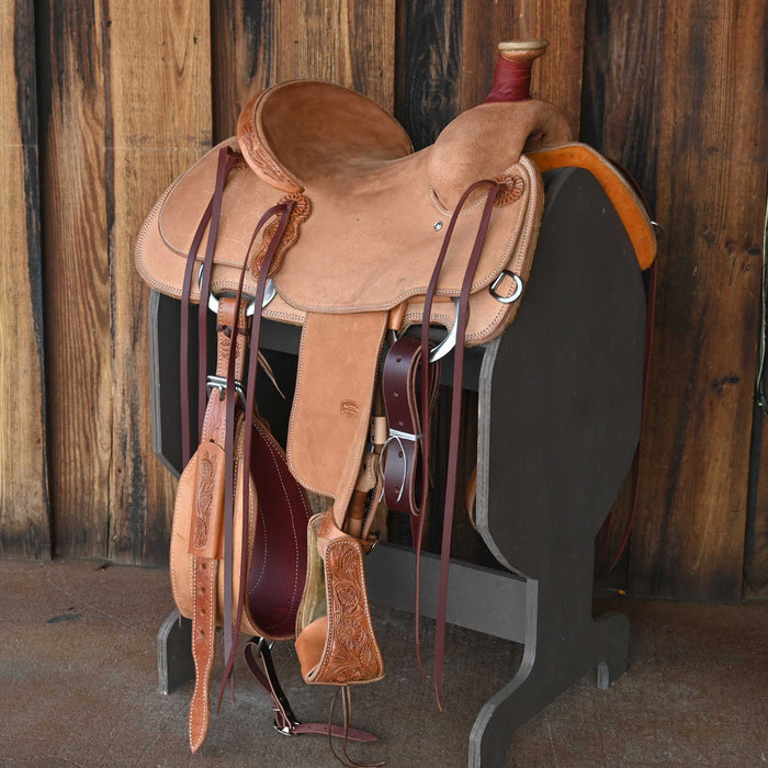 13" TESKEY'S TEAM ROPING SADDLE