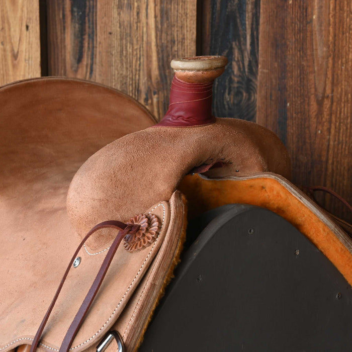 13" TESKEY'S TEAM ROPING SADDLE