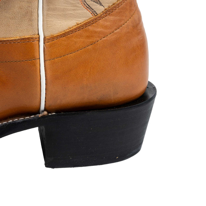 Olathe Men's Cutter Toe Tan Orly Western Boot MEN - Footwear - Western Boots Olathe Boot Company