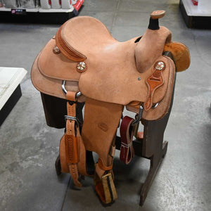 15" TESKEY'S ROPING SADDLE Saddles TESKEY'S SADDLERY LLC