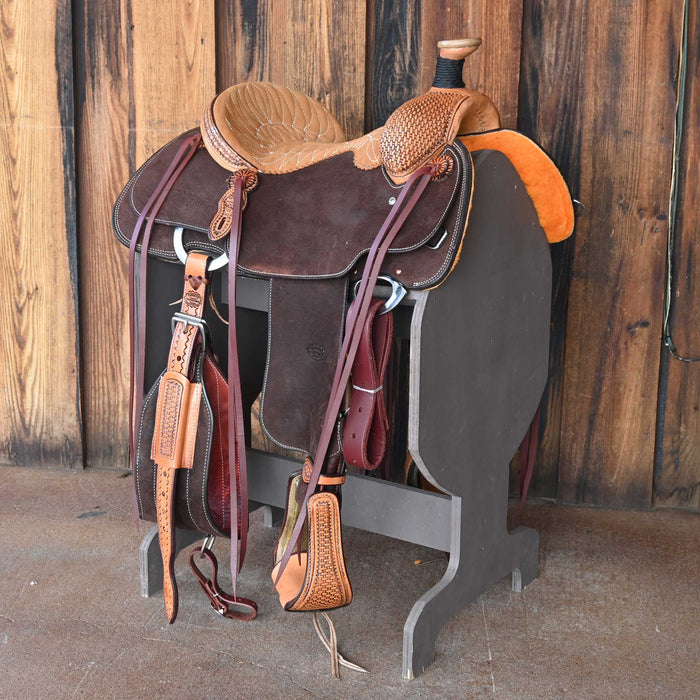 14.5" TESKEY'S TEAM ROPING SADDLE