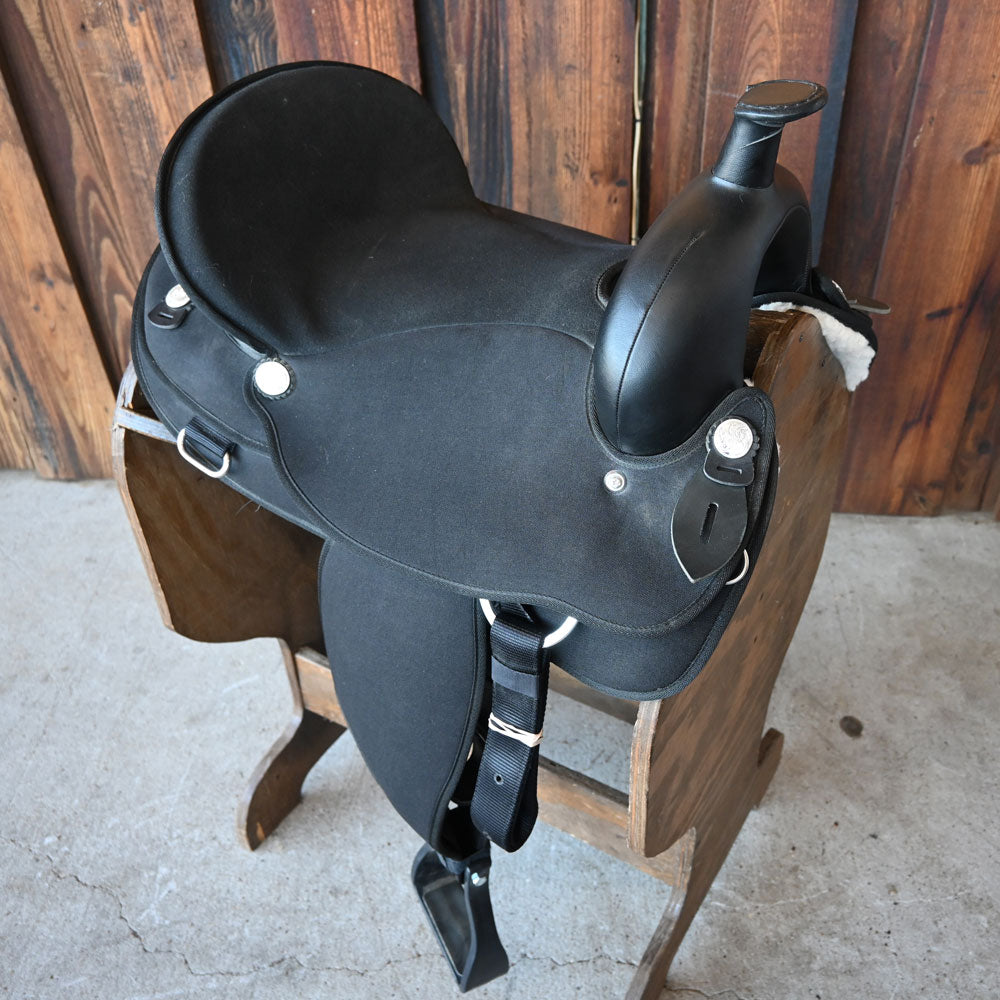 16" ABETTA ORIGINAL ROUND SKIRT TRAIL SADDLE Saddles Abetta saddle co   