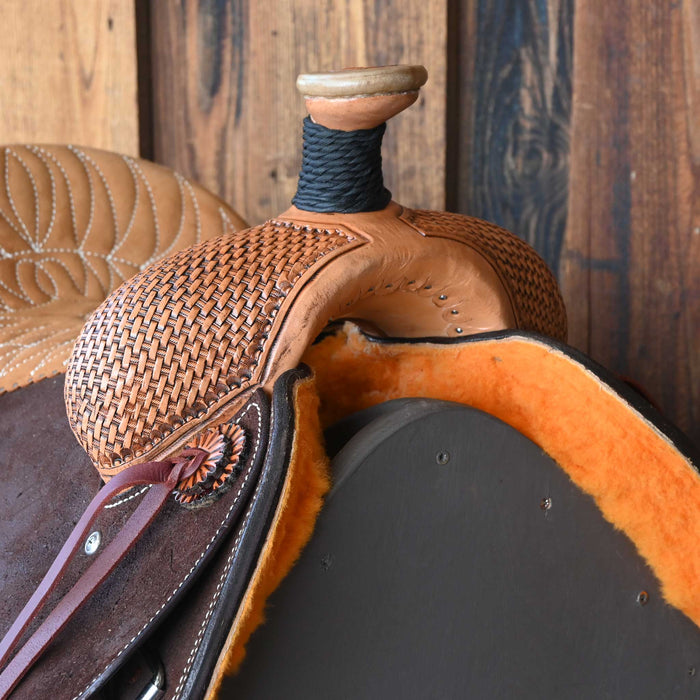14.5" TESKEY'S TEAM ROPING SADDLE