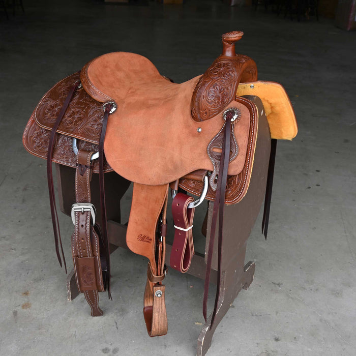 15.5" JEFF SMITH COW HORSE SADDLE