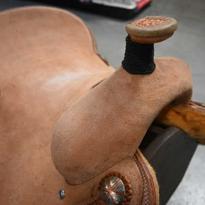 15" TESKEY'S ROPING SADDLE Saddles TESKEY'S SADDLERY LLC