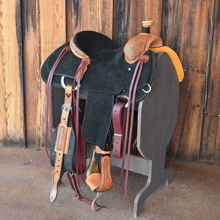 14" TESKEY'S CALF ROPING SADDLE