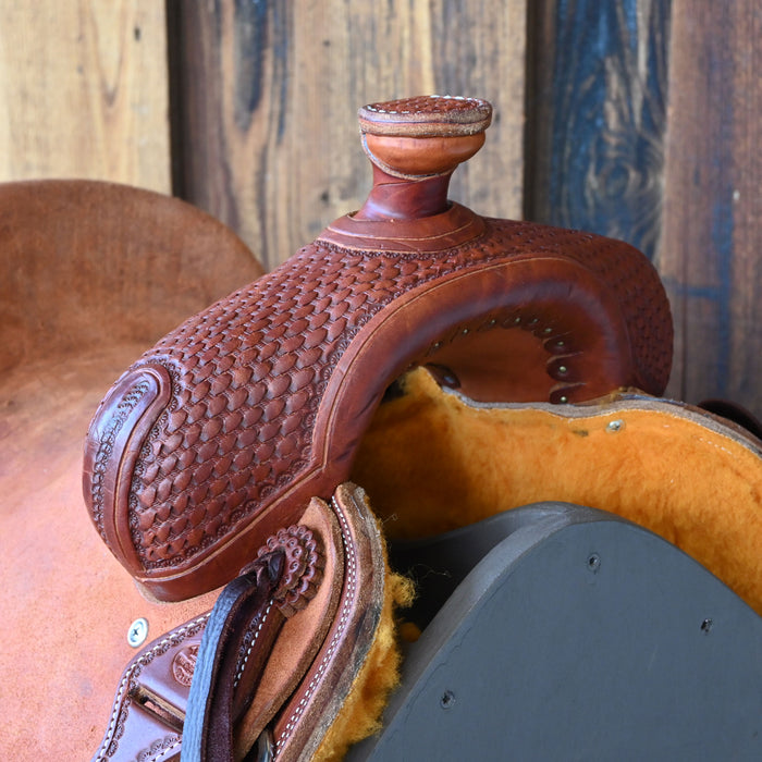 17" TESKEY'S STRIP DOWN RANCH SADDLE