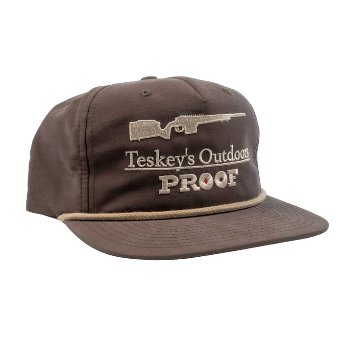 Teskey's Outdoors Proof Rope Cap - Dark Mocha/Khaki TESKEY'S GEAR - Baseball Caps Teskey's