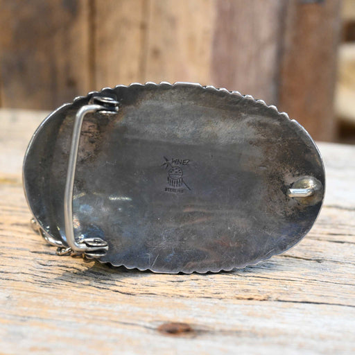 1980's Willford Nez Turquoise Belt Buckle ACCESSORIES - Additional Accessories - Buckles Willford Nez