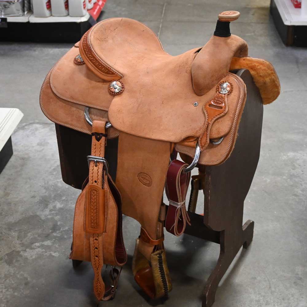 15" TESKEY'S ROPING SADDLE Saddles Teskey's Saddlery