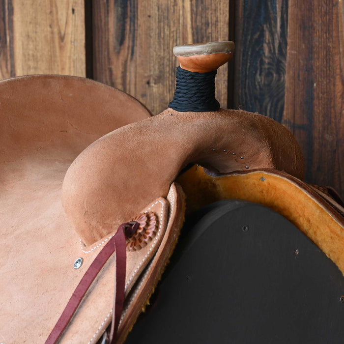 15" TESKEY'S TEAM ROPING SADDLE