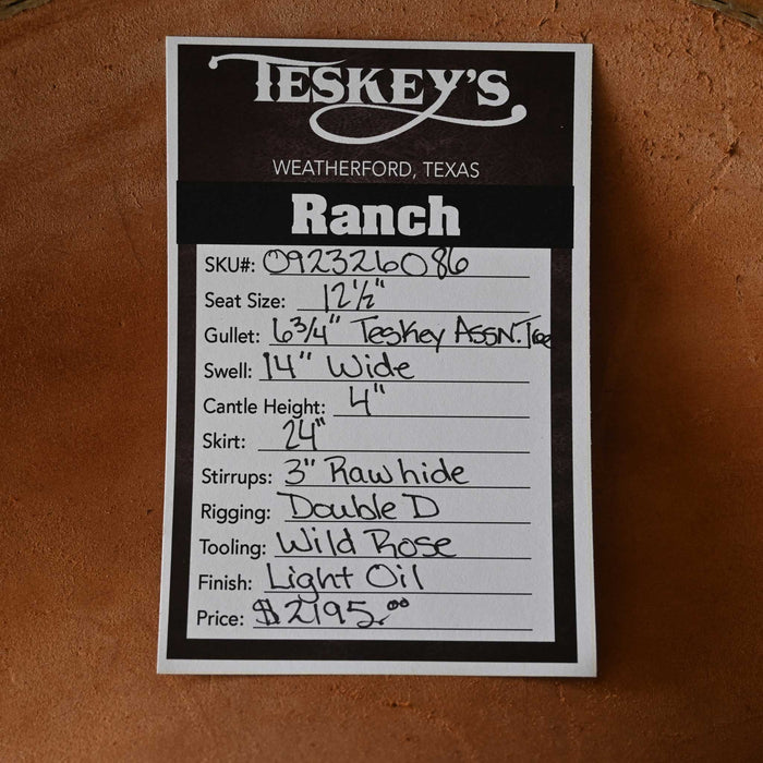 12.5" TESKEY'S RANCH SADDLE
