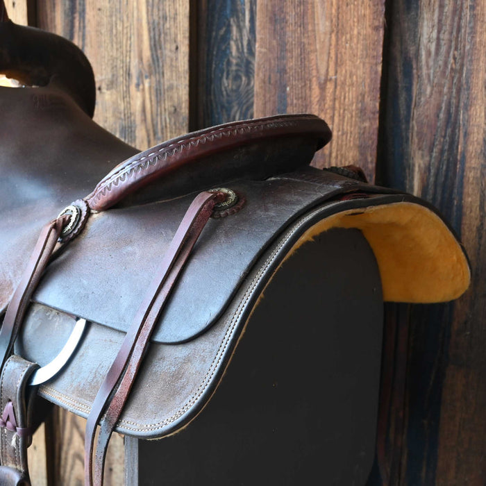 16" USED JEFF SMITH CUTTING SADDLE