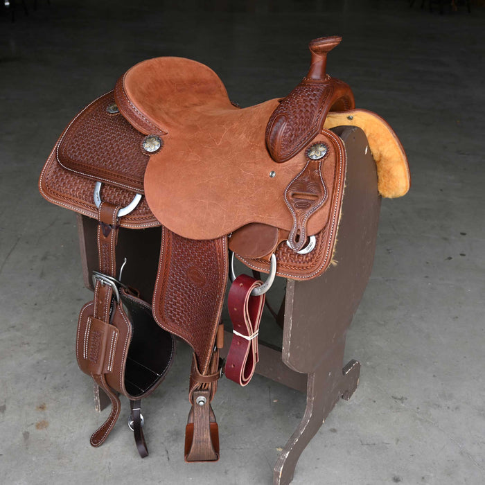 15" JEFF SMITH TEAM ROPING SADDLE