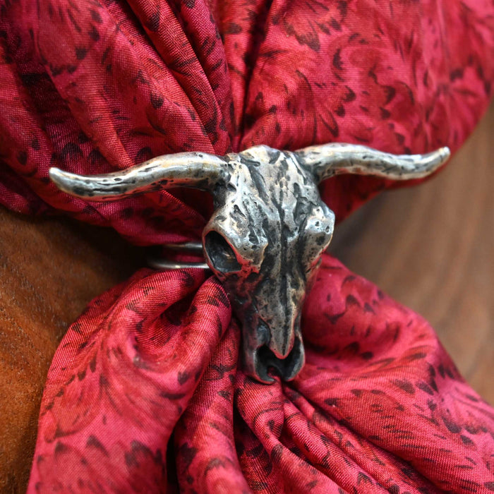 Clint Orms Longhorn Scarf Slide