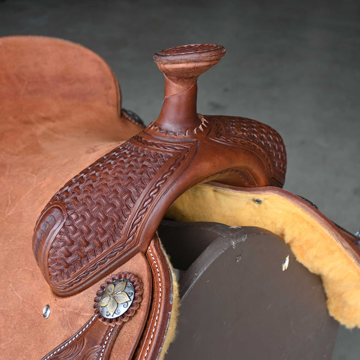 15" JEFF SMITH TEAM ROPING SADDLE