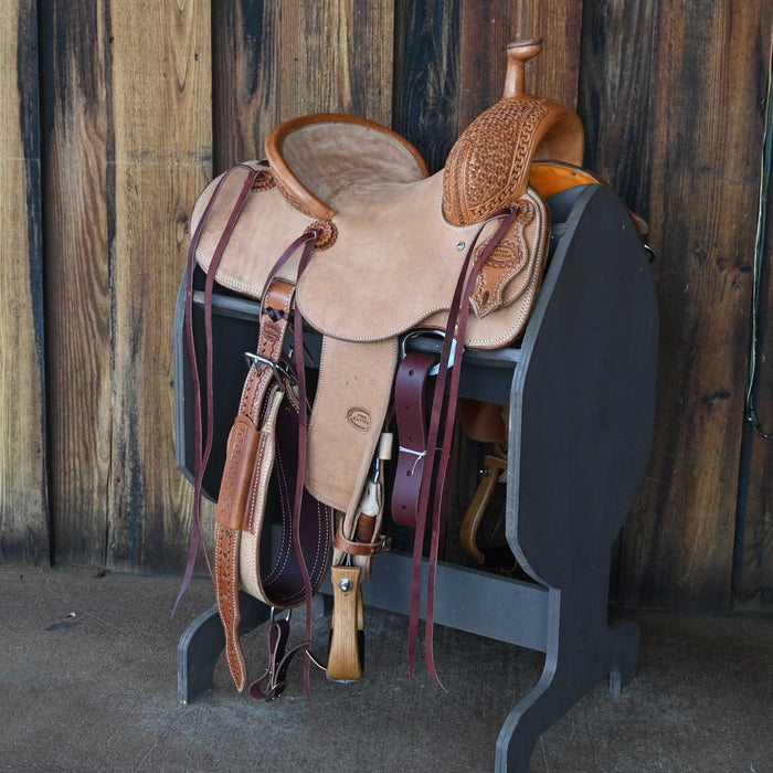 12.5" TESKEY'S RANCH CUTTER SADDLE
