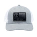 Teskey's Outdoors Proof Flag Cap - Heather Grey/White TESKEY'S GEAR - Baseball Caps Teskey's