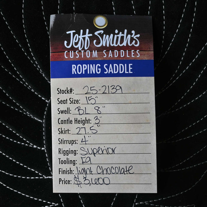 15" JEFF SMITH TEAM ROPING SADDLE