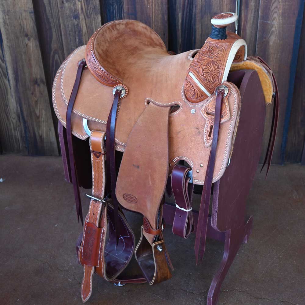 13.5" USED TRENT WARD RANCH SADDLE Saddles Trent Ward