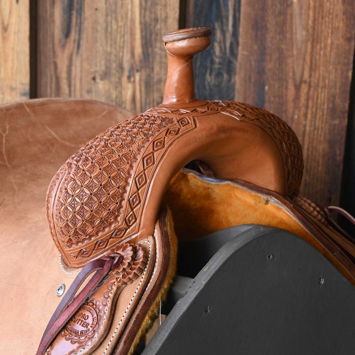 12.5" TESKEY'S RANCH CUTTER SADDLE