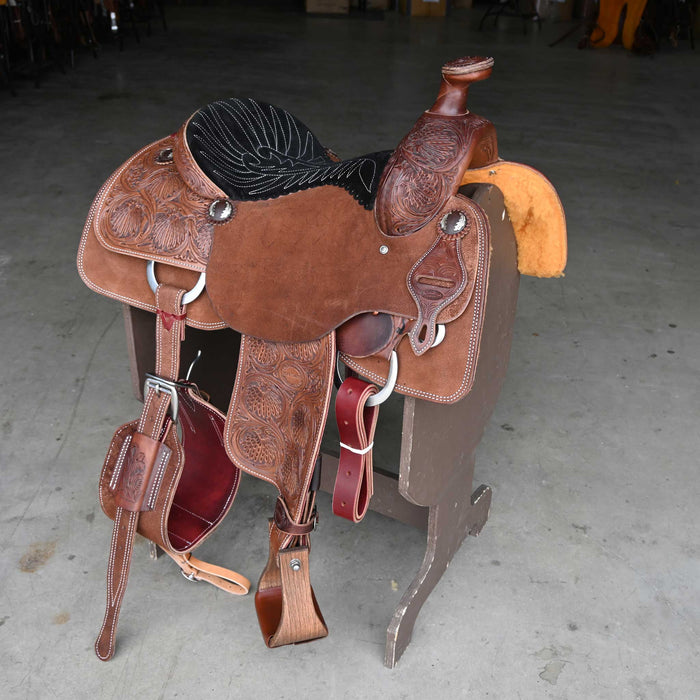 15" JEFF SMITH TEAM ROPING SADDLE