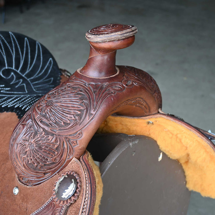 15" JEFF SMITH TEAM ROPING SADDLE