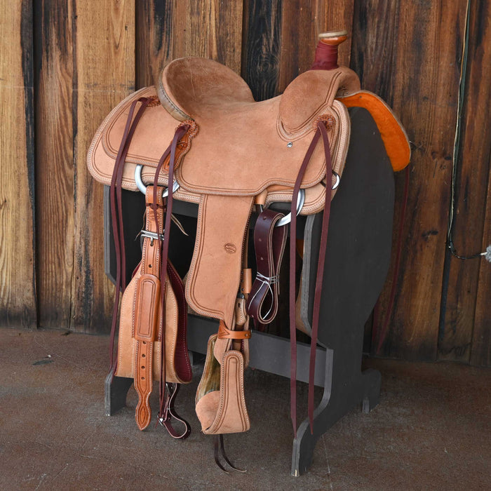 14" TESKEY'S TEAM ROPING SADDLE