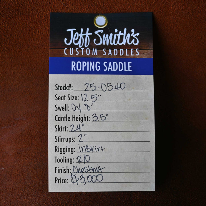 12.5" JEFF SMITH TEAM ROPING SADDLE