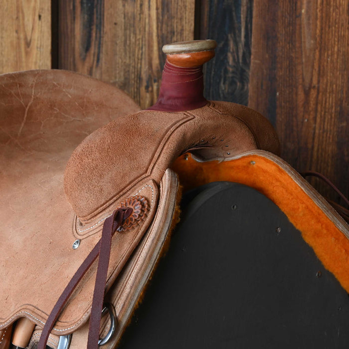14" TESKEY'S TEAM ROPING SADDLE
