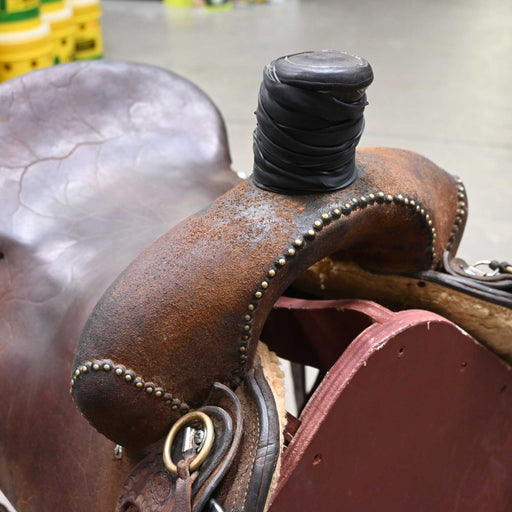15" USED JUSTIN WILEY RANCH SADDLE Saddles - Used Justin Wiley