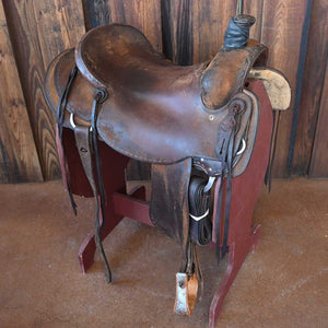 17" USED STOCKMANS RANCH SADDLE Saddles Stockman's Saddlery